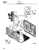 COMPRESSOR PARTS Diagram and Parts List for WAH074Y7T1  Frigidaire Air Conditioner