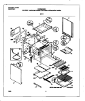 BODY Diagram and Parts List for FGF358CGSC  Frigidaire Range