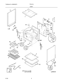BODY Diagram and Parts List for TEF317BUC  Tappan Range