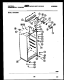 CABINET PARTS Diagram and Parts List for GTN140WG1  Frigidaire Refrigerator