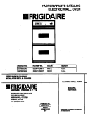 COVER Diagram and Parts List for FEB755CESG  Frigidaire Wall Oven