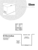 COVER Diagram and Parts List for GFC07M3AWD  Gibson Freezer