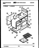 BODY PARTS Diagram and Parts List for GF300HXW3  Frigidaire Range