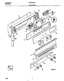 Part Location Diagram of 316034553 Frigidaire PANEL-CONTROL