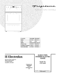 COVER Diagram and Parts List for FEFL69HBB  Frigidaire Range