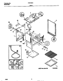 BODY Diagram and Parts List for FGF333SADD  Frigidaire Range