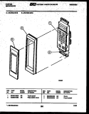 CONTROL PANEL Diagram and Parts List for 56-9189-10-15  Tappan Microwave