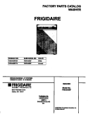 COVER Diagram and Parts List for FWX445RFT4  Frigidaire Washer