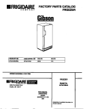 COVER Diagram and Parts List for GFU21M4AW5  Gibson Freezer