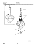 TRANSMISSION Diagram and Parts List for GWS1749AS1  Gibson Washer