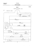 WIRING SCHEMATIC Diagram and Parts List for FRT21KD3AZ2  Frigidaire Refrigerator