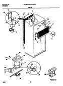SYSTEM Diagram and Parts List for FRT18PRHW0  Frigidaire Refrigerator