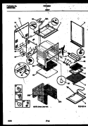 BODY PARTS Diagram and Parts List for FEF335BAWA  Frigidaire Range