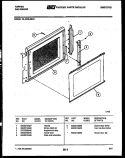 Part Location Diagram of 5303270025 Frigidaire DOOR-SUB ASSEMBLE