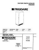 COVER Diagram and Parts List for FFU11F0HW3  Frigidaire Freezer