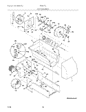 ICE CONTAINER Diagram and Parts List for FRS6LF7JW0  Frigidaire Refrigerator