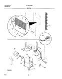 SYSTEM Diagram and Parts List for FFU14FC6CW0  Frigidaire Freezer