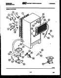 SYSTEM AND AUTOMATIC DEFROST PARTS Diagram and Parts List for FPD17TFA0  Frigidaire Refrigerator