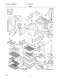 Part Location Diagram of 316302600 Frigidaire COVER