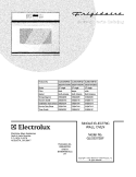 COVER Diagram and Parts List for GLEB27S9FSB  Frigidaire Wall Oven