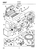 ICEMAKER Diagram and Parts List for FRT21INLHB3  Frigidaire Refrigerator
