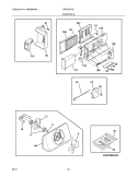 CONTROLS Diagram and Parts List for EW23CS70IB4  Electrolux Refrigerator