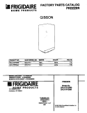 COVER Diagram and Parts List for GFU17F7GW0  Gibson Freezer