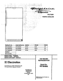 COVER Diagram and Parts List for FRT18HS6AQ1  Frigidaire Refrigerator