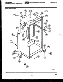 CABINET PARTS Diagram and Parts List for FPCI21TPW0  Frigidaire Refrigerator