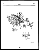 FUNCTIONAL PARTS Diagram and Parts List for 56-5462-10-01  Tappan Microwave
