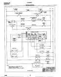 WIRING DIAGRAM Diagram and Parts List for FEF388WCCF  Frigidaire Range