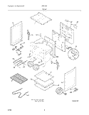 BODY Diagram and Parts List for FEF326FBB  Frigidaire Range