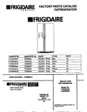 COVER Diagram and Parts List for FRS26ZGED1  Frigidaire Refrigerator