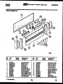 BACKGUARD Diagram and Parts List for CEC3M6WTAD  Gibson Range