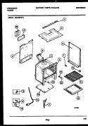 BODY PARTS Diagram and Parts List for GG34BNL4  Frigidaire Range