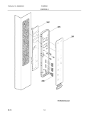 CONTROLS Diagram and Parts List for EI28BS36IB1  Electrolux Refrigerator