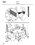 SYSTEM Diagram and Parts List for TFU16F7EW0  Tappan Freezer