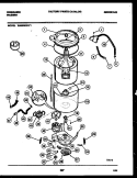 TUB DETAIL Diagram and Parts List for WA6620RW1  Frigidaire Washer