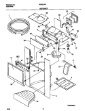 ICE DISPENSER Diagram and Parts List for FRS26ZPHQ2  Frigidaire Refrigerator
