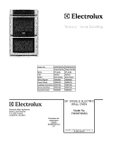 COVER Diagram and Parts List for EW30EW65GS4  Electrolux Wall Oven