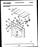 CONSOLE AND CONTROL PARTS Diagram and Parts List for DE150KDD5  Frigidaire Dryer
