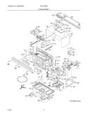 OVEN / CABINET Diagram and Parts List for FMV156EMA  Frigidaire Microwave