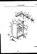 CABINET PARTS Diagram and Parts List for GTNI142BK2  Frigidaire Refrigerator
