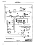 WIRING DIAGRAM Diagram and Parts List for FGF379WESA  Frigidaire Range