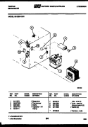 POWER CONTROL Diagram and Parts List for 56-2369-10-01  Tappan Microwave