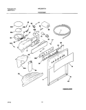 DISPENSER Diagram and Parts List for WRS26MF5AQ4  Westinghouse Refrigerator