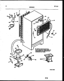 SYSTEM AND AUTOMATIC DEFROST PARTS Diagram and Parts List for 95-2181-66-00  Tappan Refrigerator