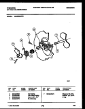 CAM Diagram and Parts List for DW6000AWW1  Frigidaire Dishwasher