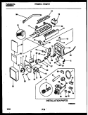 ICE MAKER AND INSTALLATION PARTS Diagram and Parts List for FRT22RHAY0  Frigidaire Refrigerator