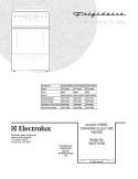COVER Diagram and Parts List for GLEFS79DBH  Frigidaire Range
